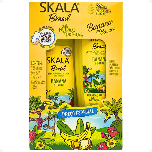 Pack Shampooing + Après-shampooing - Banana et Bacuri - Skala - 1