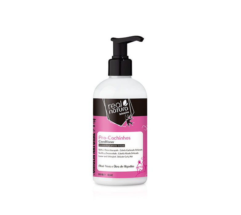 Après-shampoing sans sel Pro-cachinhos 300ml - Real Natura - 1