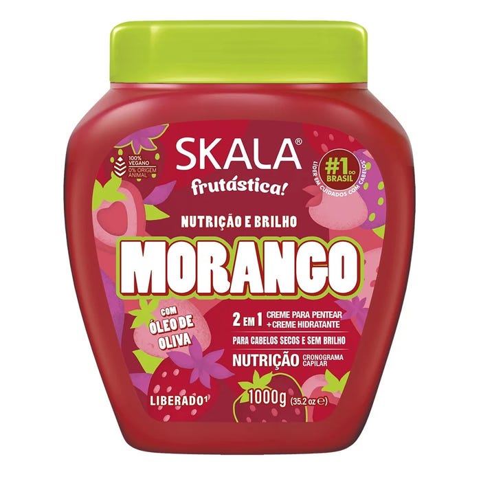 Crème revitalisante à la fraise 1000ml - Skala - 1