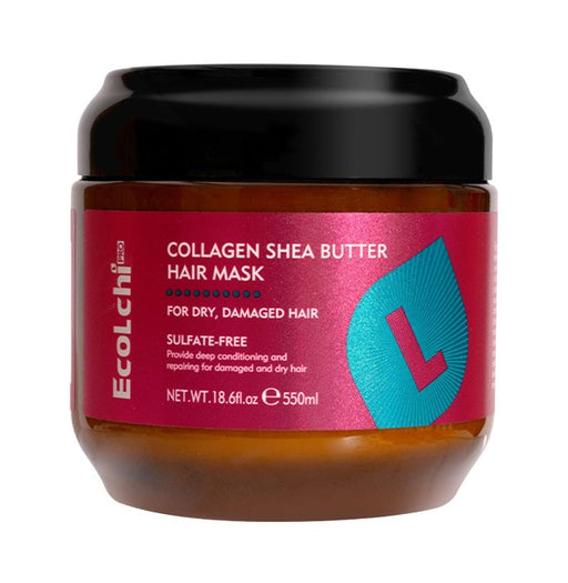 Masque Intensif au Beurre de Karité - 550ml - Ecolchi - 1
