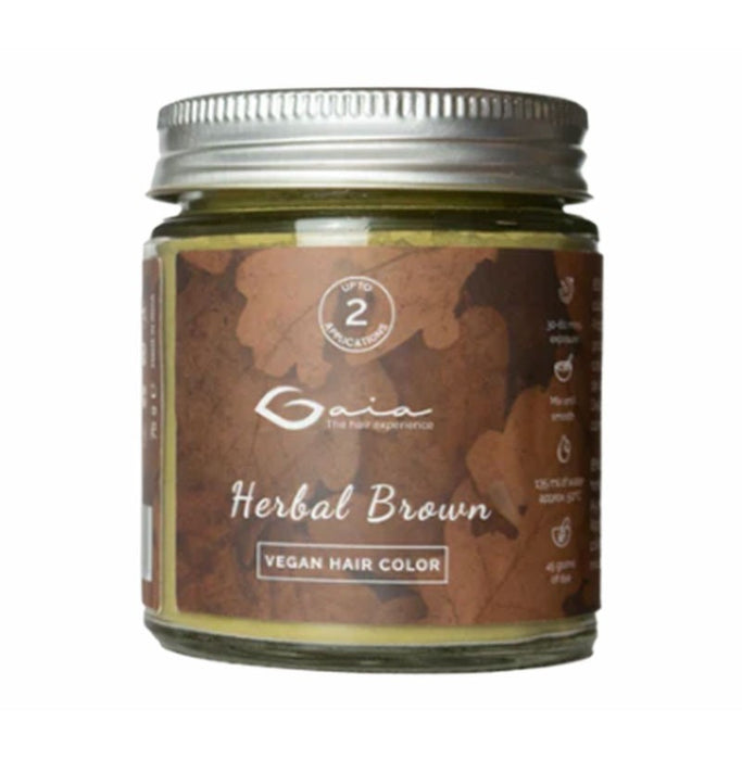 Henné Marron Naturel - 75g - Gaia Henna - 1