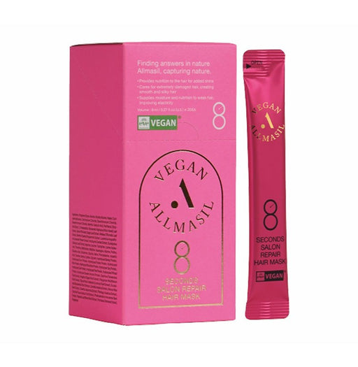Masque capillaire réparateur 8 Seconds Salon - Sachet en stick 20 x 8 ml - All Masil - 1
