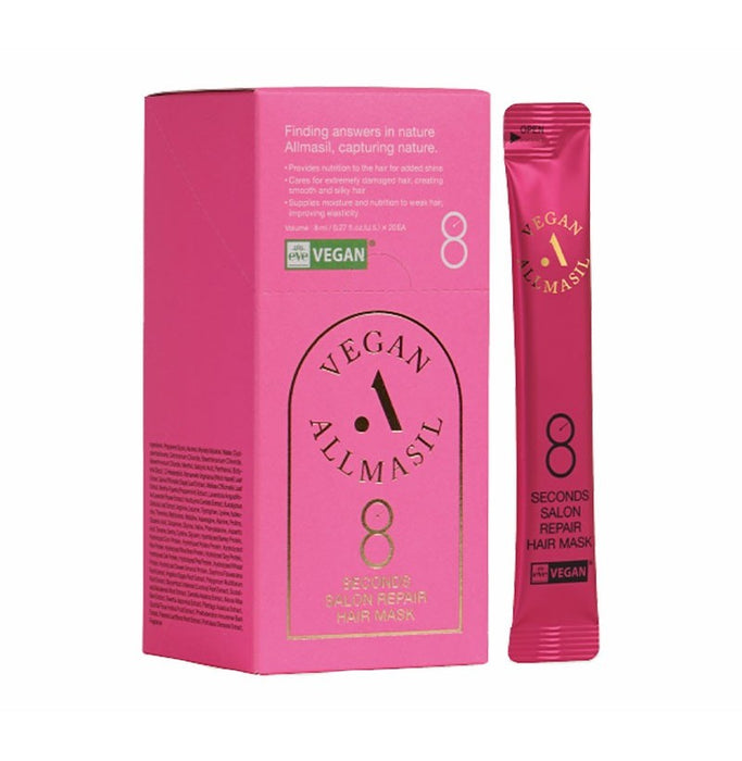 Masque capillaire réparateur 8 Seconds Salon - Sachet en stick 20 x 8 ml - All Masil - 1