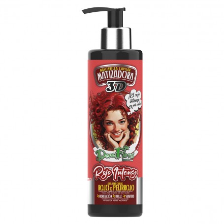 Masque Colorant - 300 ml - Dona Flora | Tons Vibrants et Soin Capillaire - Dona Flora : rojo intenso - 1