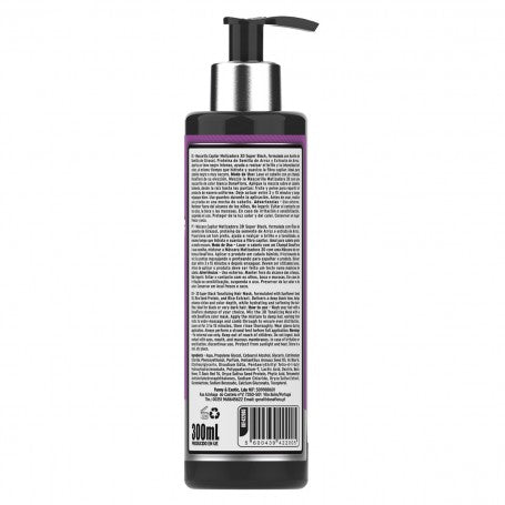 Masque Colorant - 300 ml - Dona Flora | Tons Vibrants et Soin Capillaire - Dona Flora : Super Black - 2