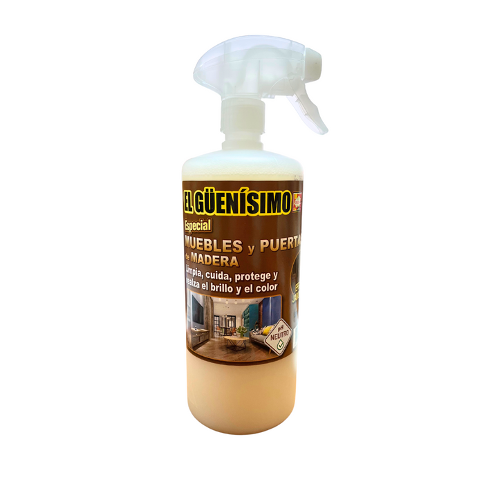 Pack 3 Nettoyants - Polyvalent, Nettoyant pour Vitres et Spécial pour Meubles - 3x 1000ml - El Guenisimo - 3