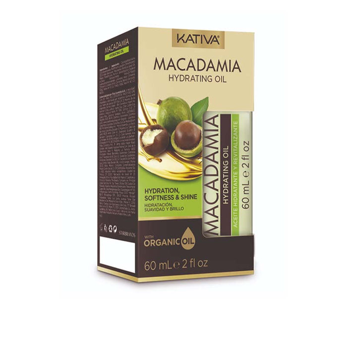 Huiles Essentielles - Huile de Macadamia Hydratante 60 ml - Kativa - 1
