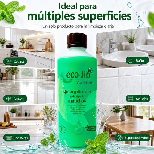 Nettoyant Multi-usages Concentré Menthe Glacée - 1 litre - Eco-jin - 1