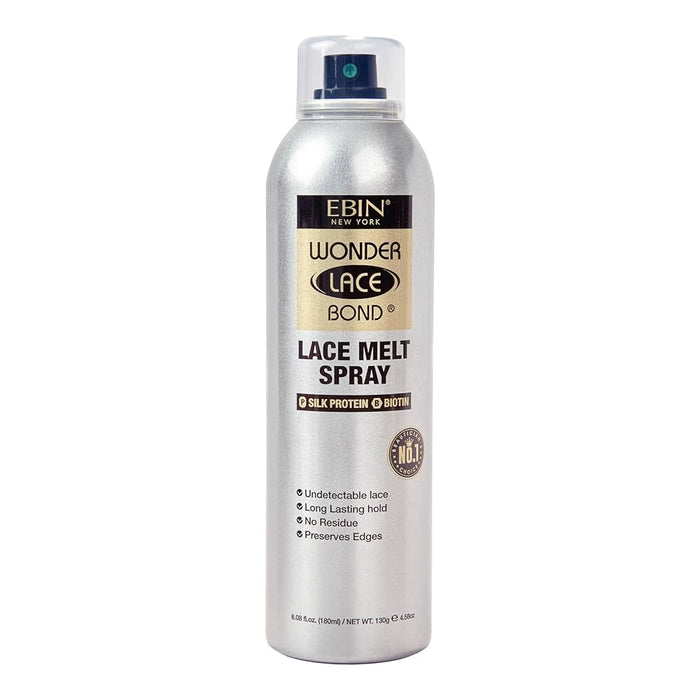Spray Aérosol de Fusion de Encaje Wonder Lace Bond Lace 100 ml - Ebin New York - 1