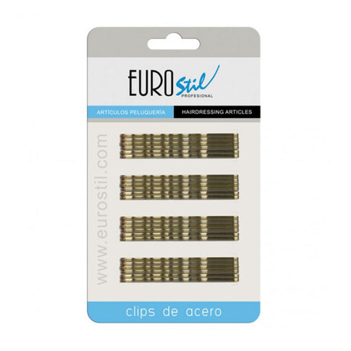Clips Acier - 70 Mm Bronze - Eurostil - 1