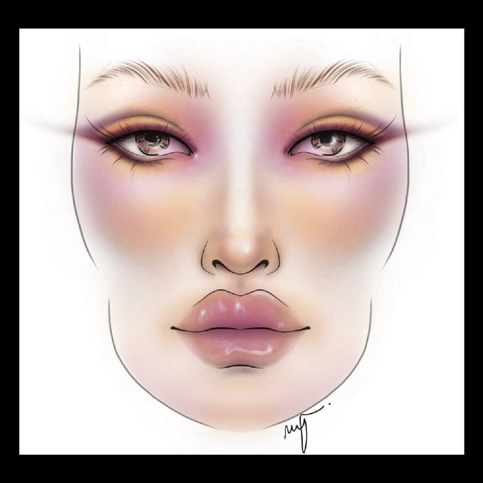 Pack Face Chart Artist + Modèles PRO pour le maquillage - Facechart - 3