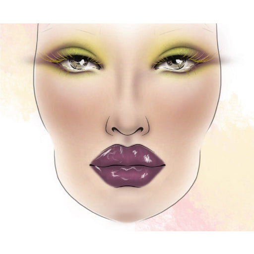 Face Chart PRO - Modèle de visage pour le maquillage - Facechart - 1