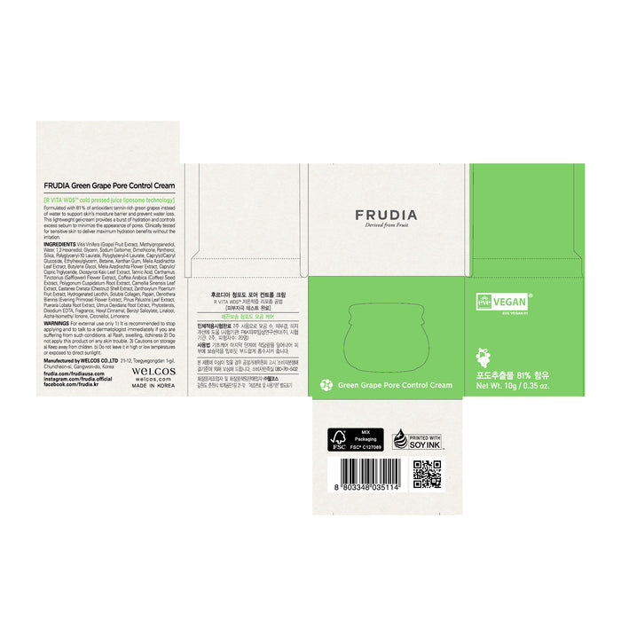 Crème de Contrôle des Pores au Raisin - Frudia - 1