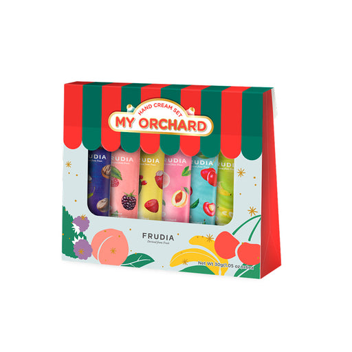 Mon coffret cadeau Orchard Crème Mains Fruits Market 30g X 6 - Frudia - 2