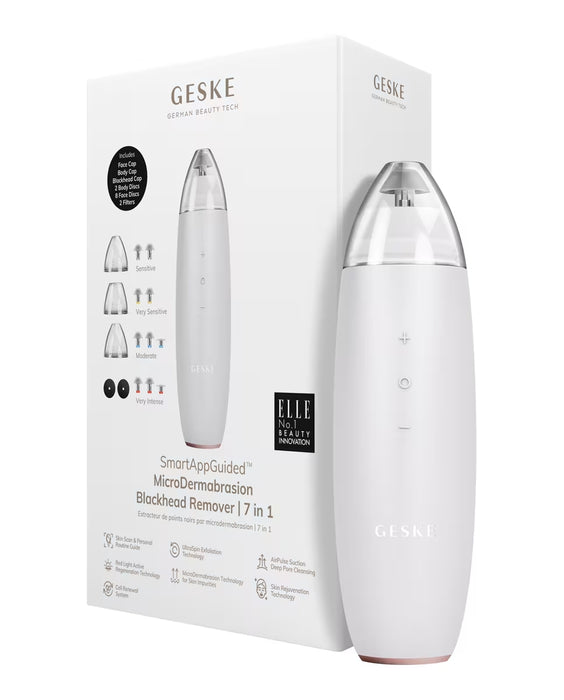 Éliminateur de points noirs par microdermabrasion | 7 en 1 - Geske : White Rose - 1
