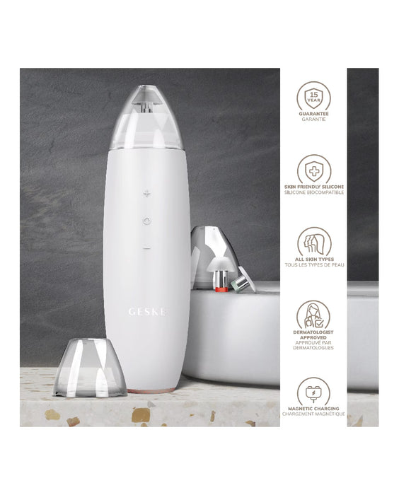 Éliminateur de points noirs par microdermabrasion | 7 en 1 - Geske : White Rose - 2