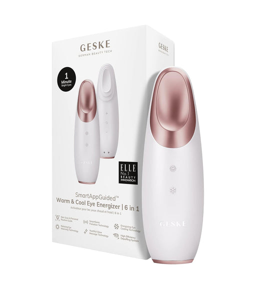 Masseur pour le contour des yeux Warm & Cool Energizer 6 en 1 - Or rose blanc - Geske - 2