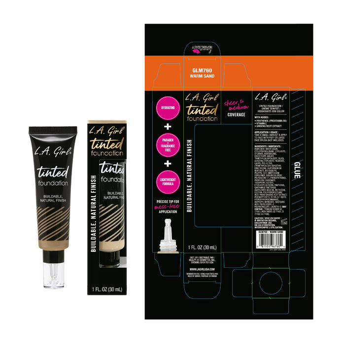 Fond de Teint Base de Maquillaje - L.A. Girl : Warm Sand - 2