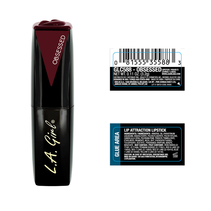 Barra de Labios - Attraction pour les lèvres - La Girl - L.A. Girl : Obsessed - 2
