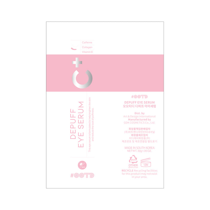 Sérum anti-poche pour les yeux Depuff - Ootd - 2