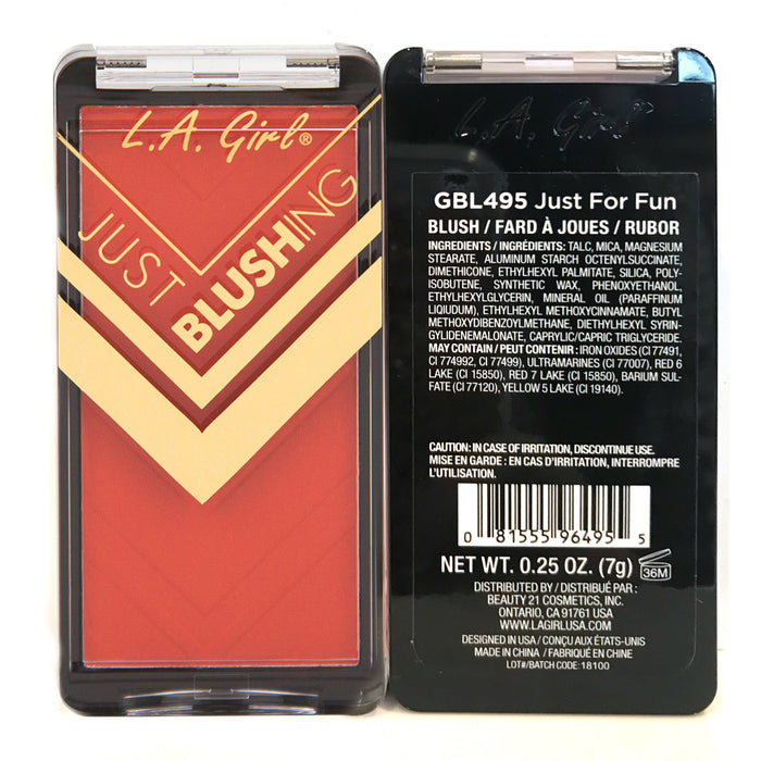 Colorete - Juste rougissant - L.A. Girl : Just For Fun - 2