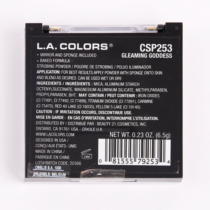 Surligneur en poudre stroboscopique - L.A. Colors : Gleaming Goddess - 2