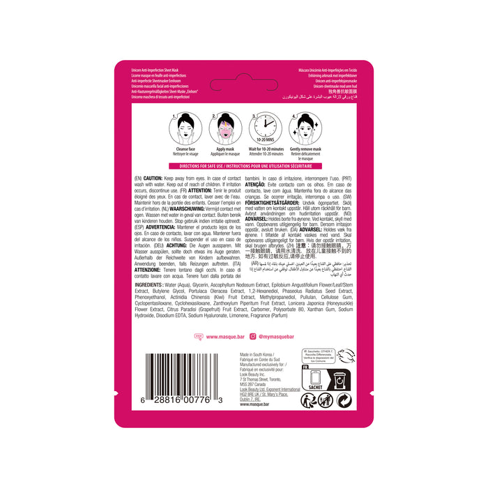 Masque Facial Hydratant Requin - Animalz - 2