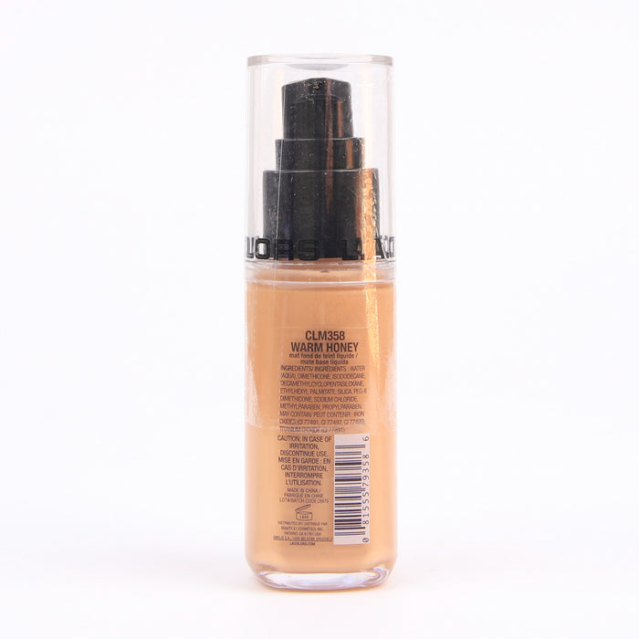 Fond de teint liquide - Vraiment mat - L.A. Colors : Warm Honey - 2