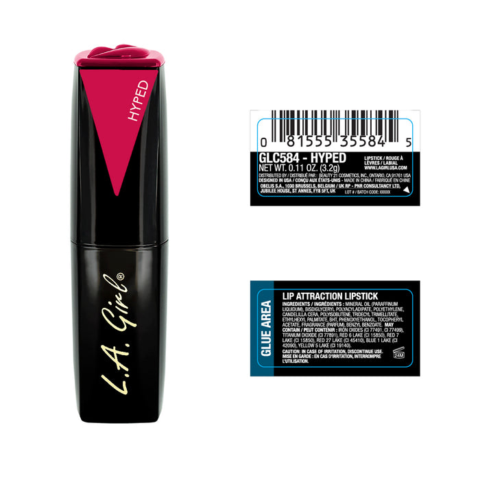 Barra de Labios - Attraction pour les lèvres - La Girl - L.A. Girl : Hyped - 2