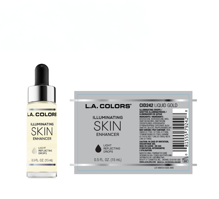 Illuminateur liquide rehausseur de peau - L.A. Colors : Liquid Gold - 2