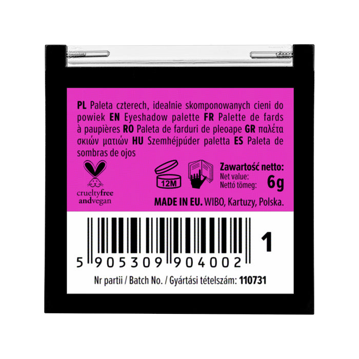 Palette de fards à paupières Wibo Quattro - Wibo : 1 - 2