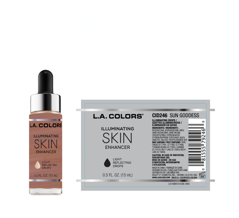 Illuminateur liquide rehausseur de peau - L.A. Colors : Sun Goddess - 2