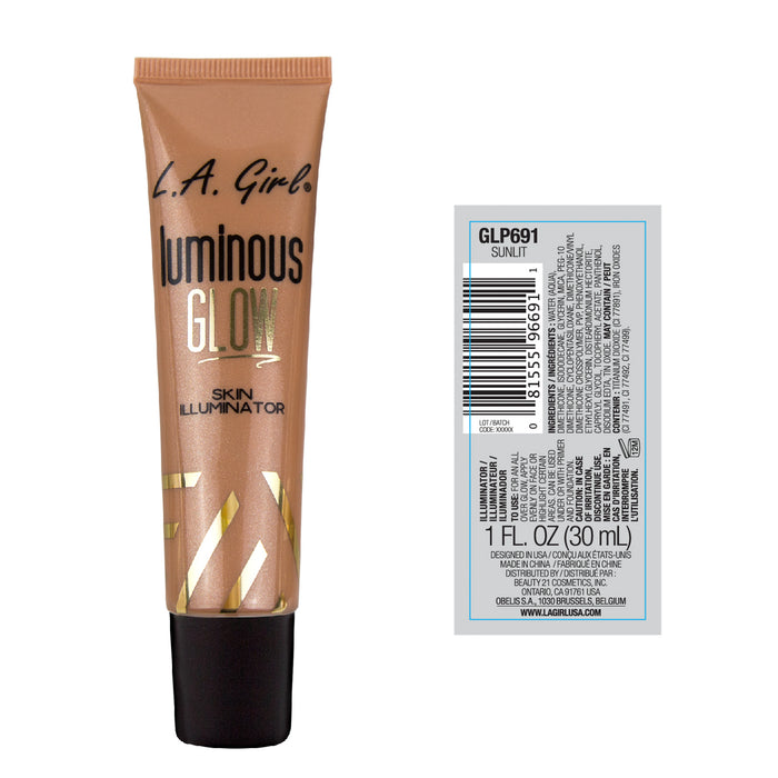 Iluminador Líquido - illuminateur lumineux pour la peau - L.A. Girl : Sunlit - 2