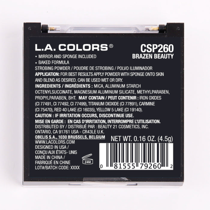Surligneur en poudre stroboscopique - L.A. Colors : Brazen Beauty - 2