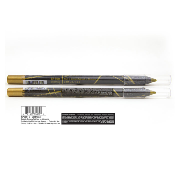 Crayon Eyeliner Gel Glide - L.A. Girl : Goldmine - 2