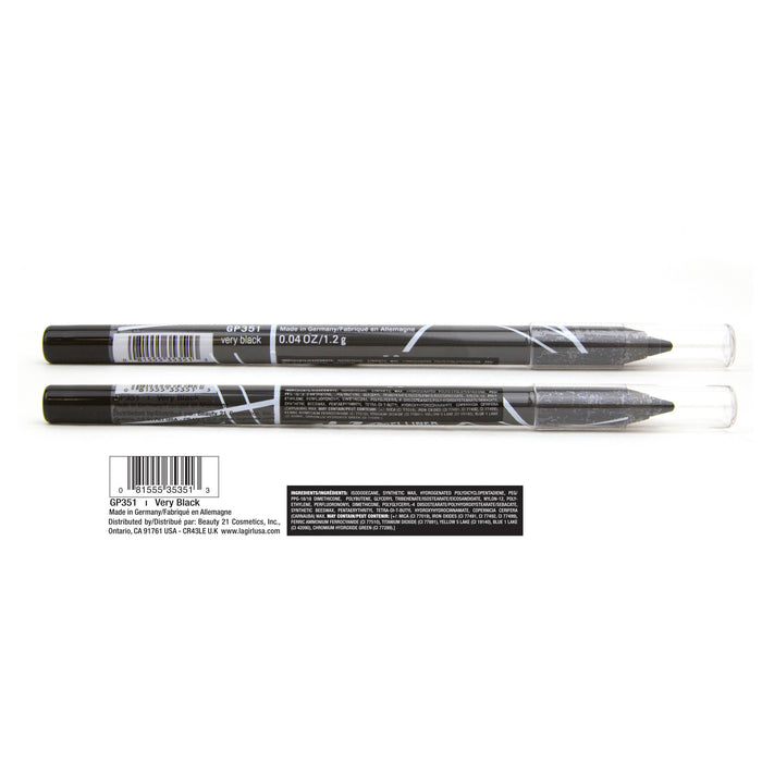 Crayon Eyeliner Gel Glide - L.A. Girl : Very Black - 2