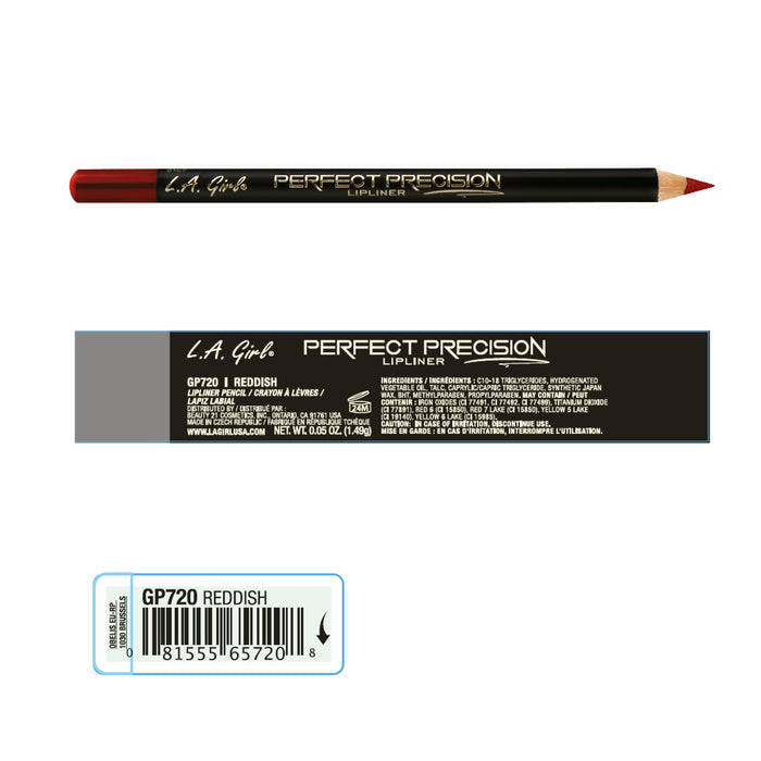 Rouge à lèvres - Précision parfaite - L.A. Girl : Reddish - 2