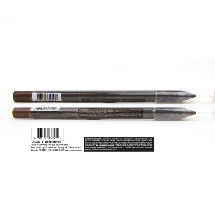 Crayon Eyeliner Gel Glide - L.A. Girl : Deep Bronze - 2