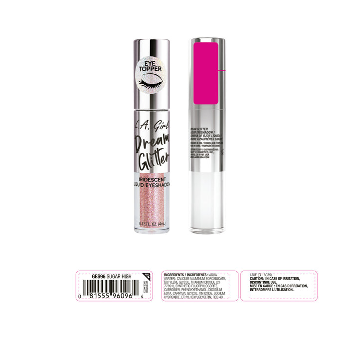 Fard à paupières liquide Dreamy Glitter - L.A. Girl : Sugar High       - 2