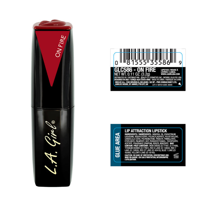 Barra de Labios - Attraction pour les lèvres - La Girl - L.A. Girl : On Fire - 2