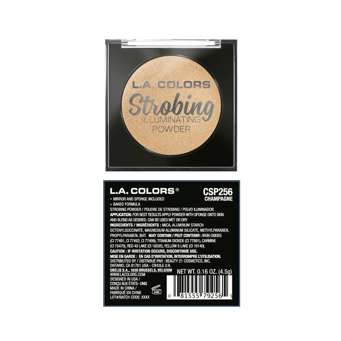 Surligneur en poudre stroboscopique - L.A. Colors : Champagne - 2