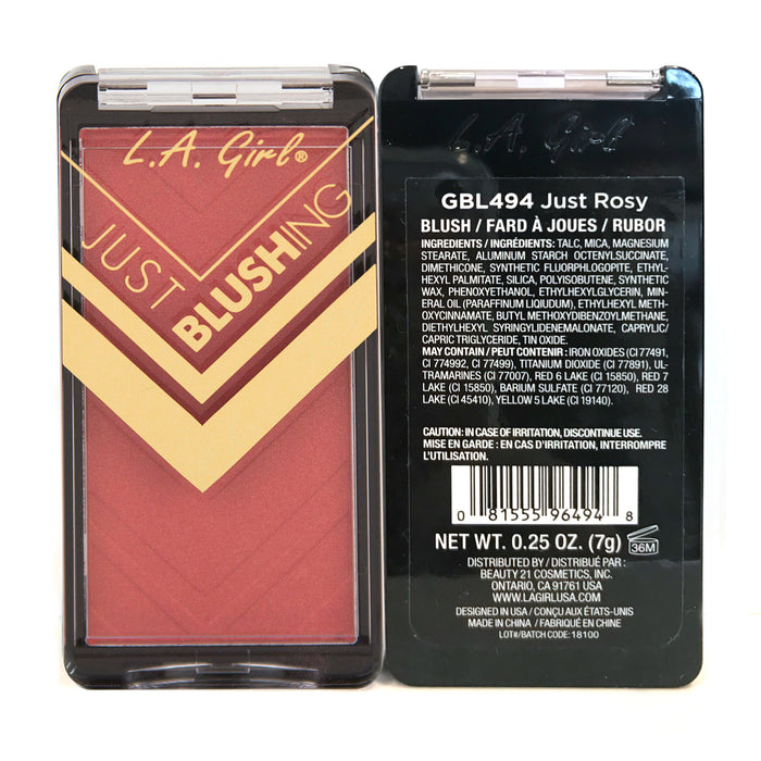 Colorete - Juste rougissant - L.A. Girl : Just Rosy - 2