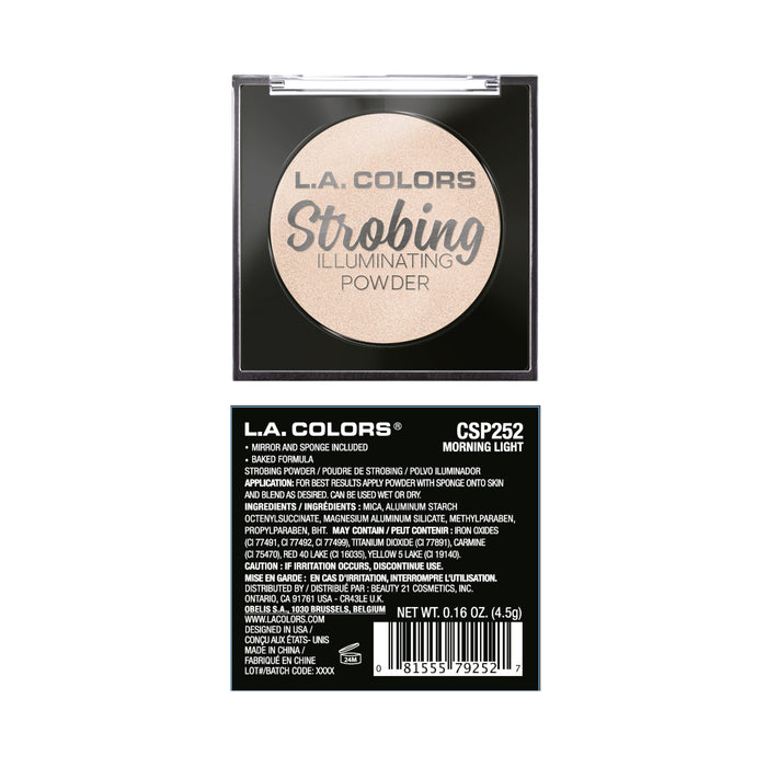 Surligneur en poudre stroboscopique - L.A. Colors : Morning Light - 2