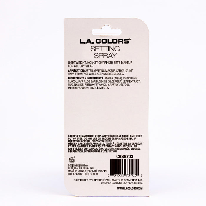 Spray fixateur - L.A. Colors - 2