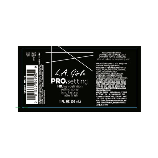 Fixateur de maquillage en spray - Pro Setting - L.A. Girl - 2