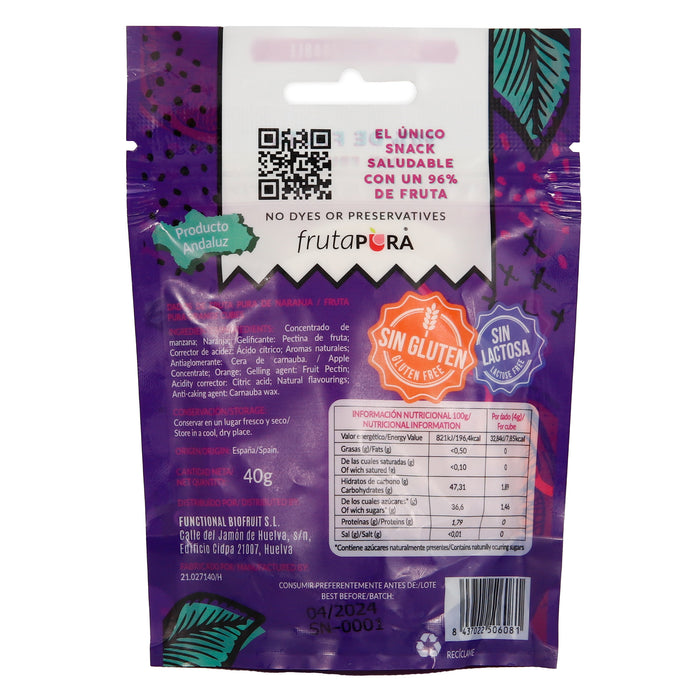 Snack sain aux fruits - Orange - Fruta Pura - 2