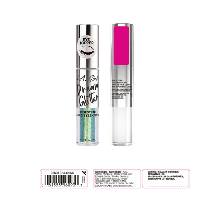 Fard à paupières liquide Dreamy Glitter - L.A. Girl : Cha-ching - 2