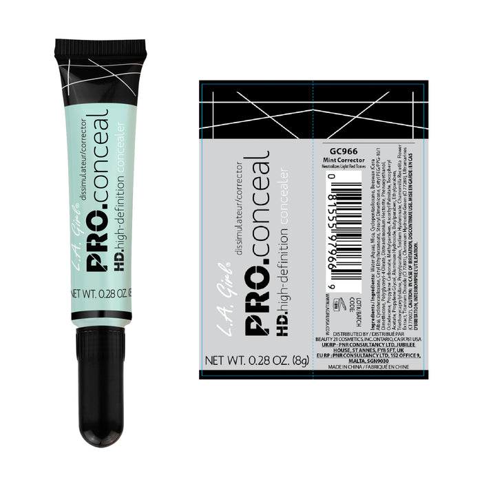 Corrector Líquido - Anti-cernes Pro Conceal Hd - L.A. Girl : Mint - 2