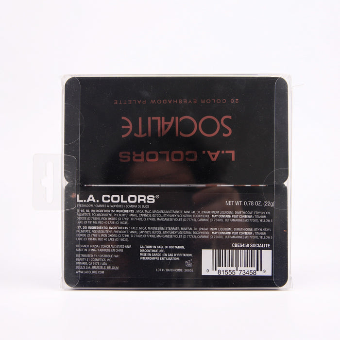 Palettes d'ombres de fête - L.A. Colors : Paleta de sombras Party - Socialité - L.A. Colors - 3