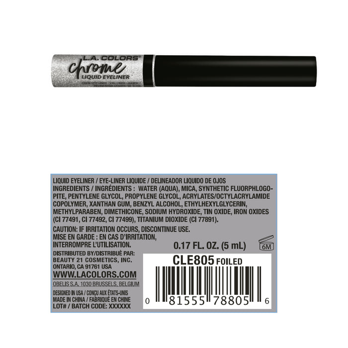 Eyeliner liquide - L.A. Colors : Foiled - 3
